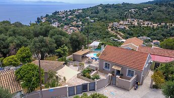 Loggos Seaview Cottage with Pool by Konnect