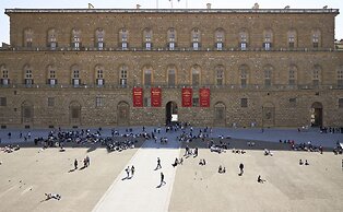 Palace with balcony View to Pitti Palace and the Duomo