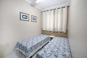 Apto 22E ar condicionado e ventilador, 2 quartos, churrasqueira, eleva