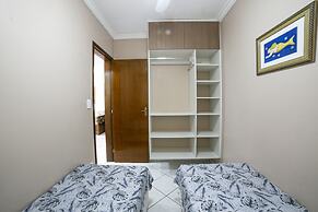 Apto 22E ar condicionado e ventilador, 2 quartos, churrasqueira, eleva