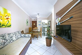 Apto 22E ar condicionado e ventilador, 2 quartos, churrasqueira, eleva