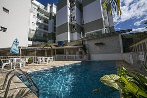 Apto 22E ar condicionado e ventilador, 2 quartos, churrasqueira, eleva