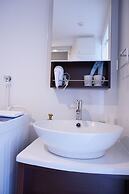 Mr.KINJO inn in front of Children Medical Care Center