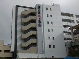 Mr.KINJO inn in front of Children Medical Care Center