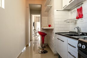 Pôr do sol 17º andar com vista da cidade