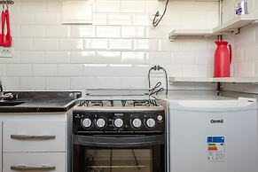 Pôr do sol 17º andar com vista da cidade