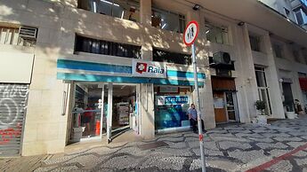 Pôr do sol 17º andar com vista da cidade