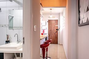 Pôr do sol 17º andar com vista da cidade