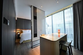 MIJU HOUSE Gubei-a small white building beside Shanghai oil painting s