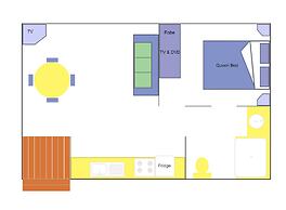 Dylene Caravan Park - 2 Br Family Cabin With Air