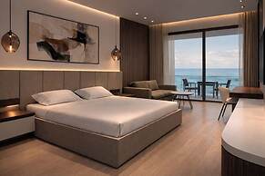 HOTEL MEDITERRANEO LIMAN free private beach for hotel guest