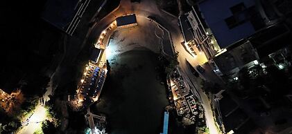 HOTEL MEDITERRANEO LIMAN free private beach for hotel guest