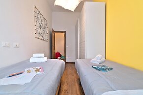 happy apartment in lively area