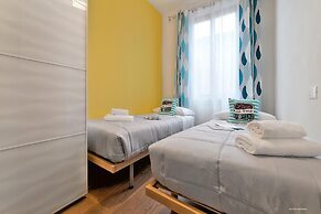 happy apartment in lively area