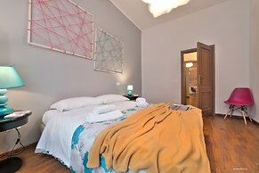 happy apartment in lively area