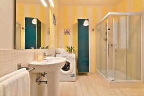 happy apartment in lively area