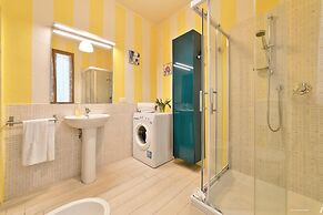 happy apartment in lively area