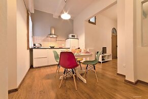 happy apartment in lively area