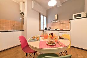 happy apartment in lively area