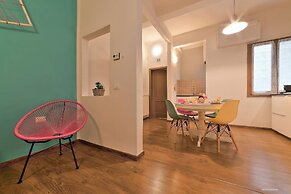 happy apartment in lively area