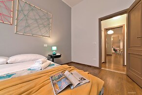 happy apartment in lively area