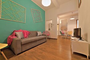 happy apartment in lively area