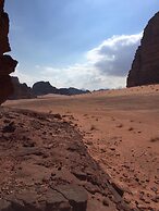 Beduin star trail camp