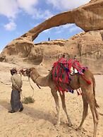 Beduin star trail camp