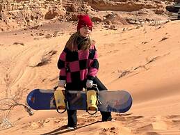 Beduin star trail camp