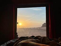 Beduin star trail camp