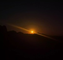 Beduin star trail camp