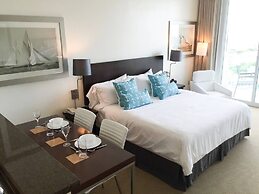 Ocean, Marina & City View Studio + Balcony #2