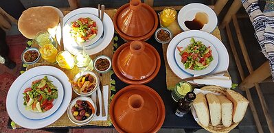 Art riad au bord de la mer