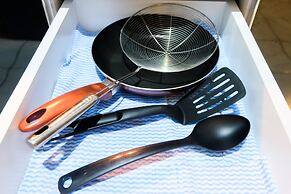 Spacious 1BR Pancoran Riverside Apartment near Kalibata City