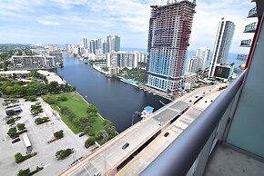 Fabulous Bay, Ocean & Skyline View 2 Bed 2 Bath Residence @ Beachwalk 