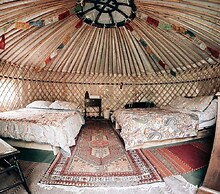2 Luxury Yurts & Barn Kitchen Big Garden- Sleeps 9
