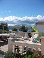 Huge terrace with sea view of the bay