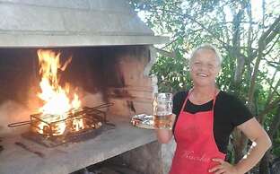 Huge terrace with sea view of the bay