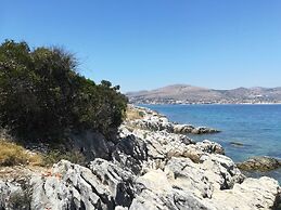 Huge terrace with sea view of the bay