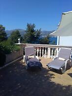 Huge terrace with sea view of the bay