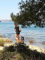 Huge terrace with sea view of the bay