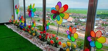 Windmill Cartoon at Sunrise Homestay