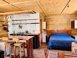 Cabañas entre montañas con tinajas calientes