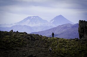 Cabañas entre montañas con tinajas calientes