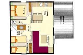 Camping Le Verdoyant - Chalets