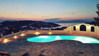 Complex of Cycladic traditional houses