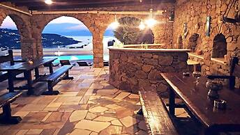 Complex of Cycladic traditional houses