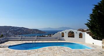 Complex of Cycladic traditional houses