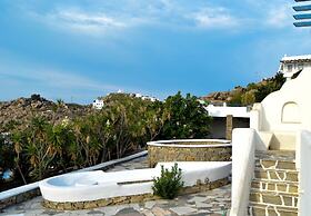 Complex of Cycladic traditional houses