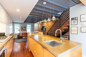 Modern European Home - Garden Patio w/ Firepit